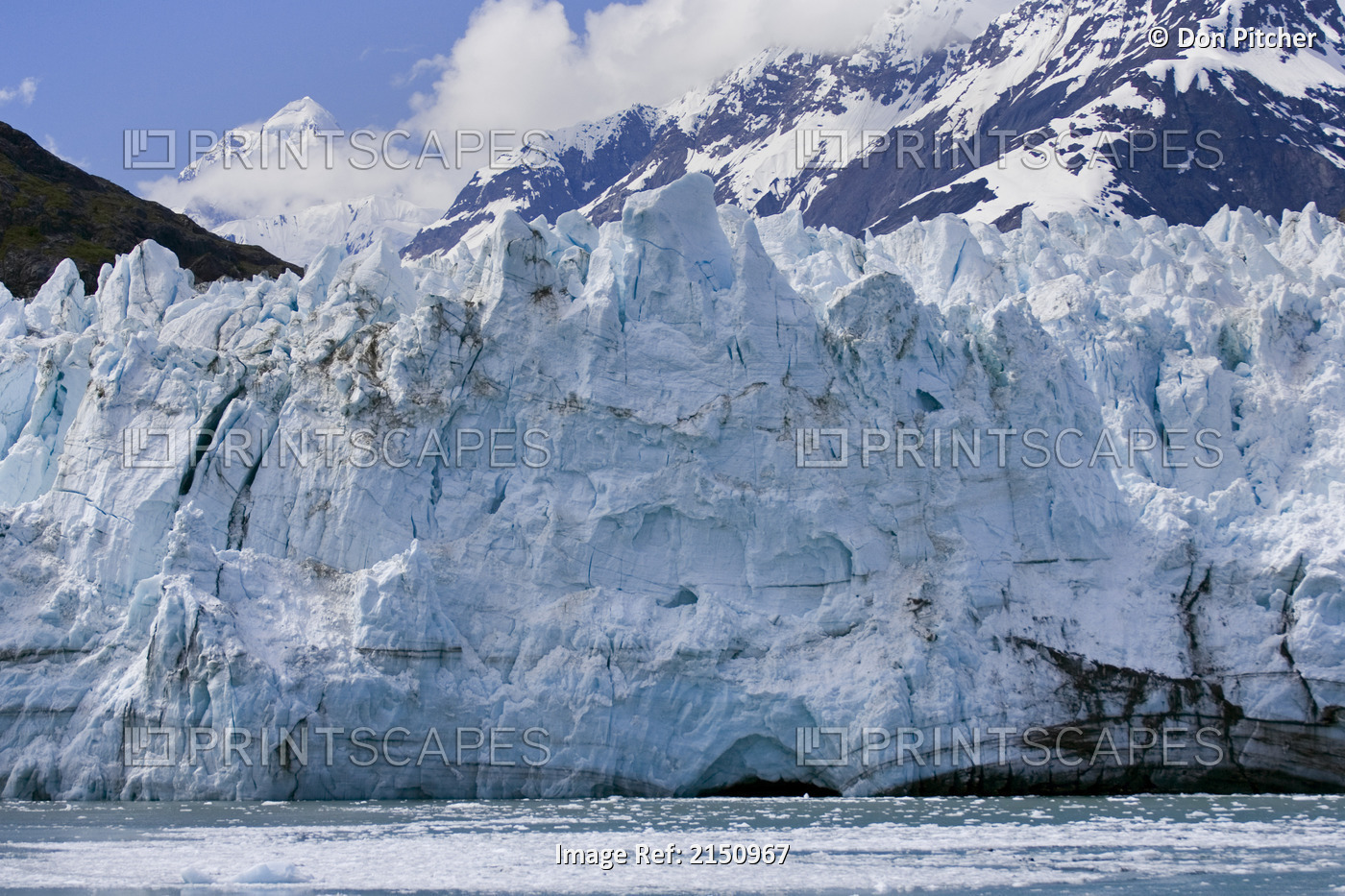 Terminus Of Margerie Glacier In Glacier Bay National Park Southeast Alaska ...