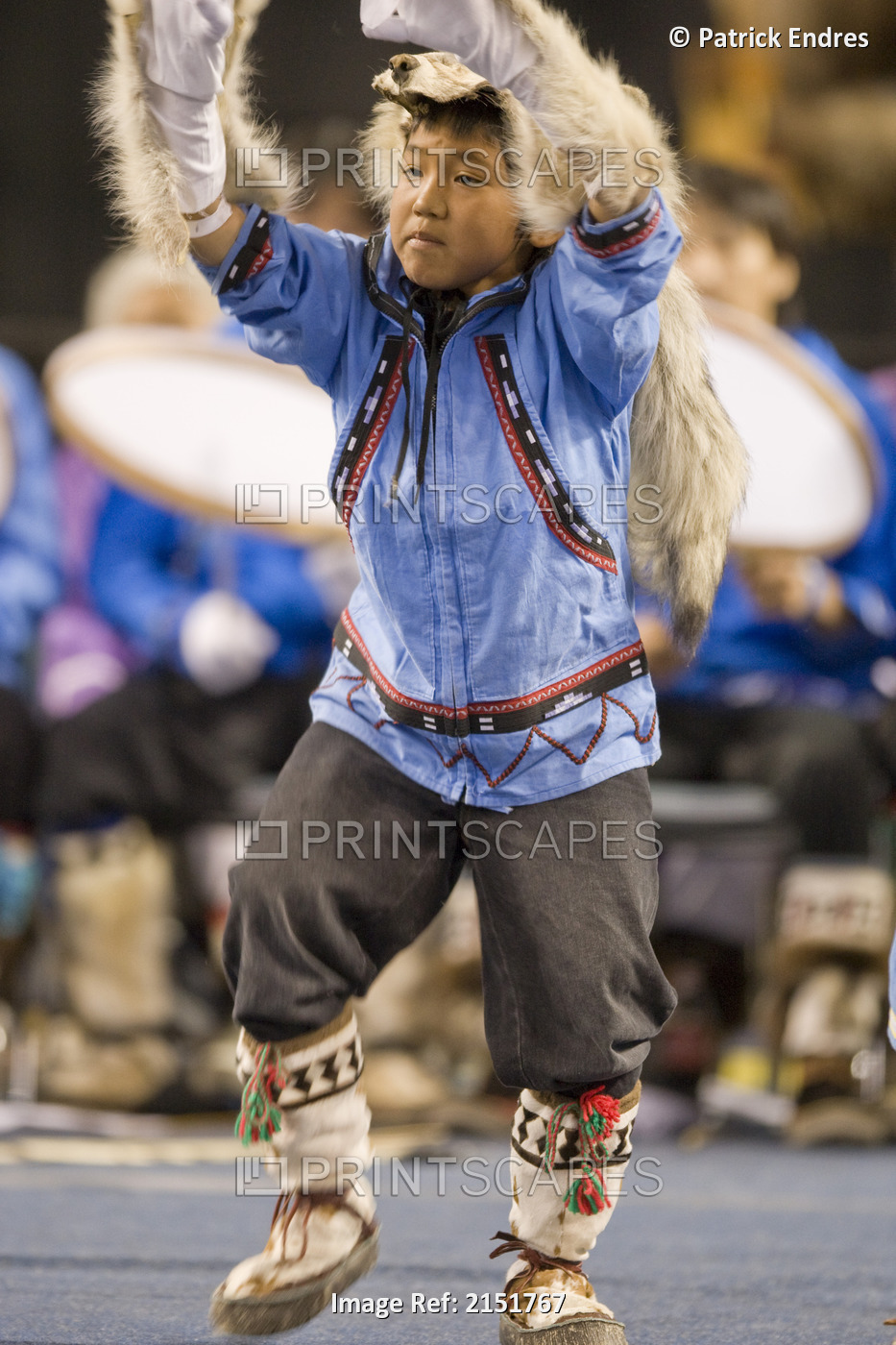Nagsragmiut Inupiaq (Eskimo) Dancers From The Village Of Anuktuvik Pass Dance ...