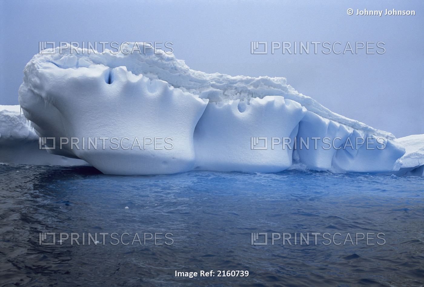 Iceberg Floating In The Weddell Sea, Antarctic Peninsula, Antarctica