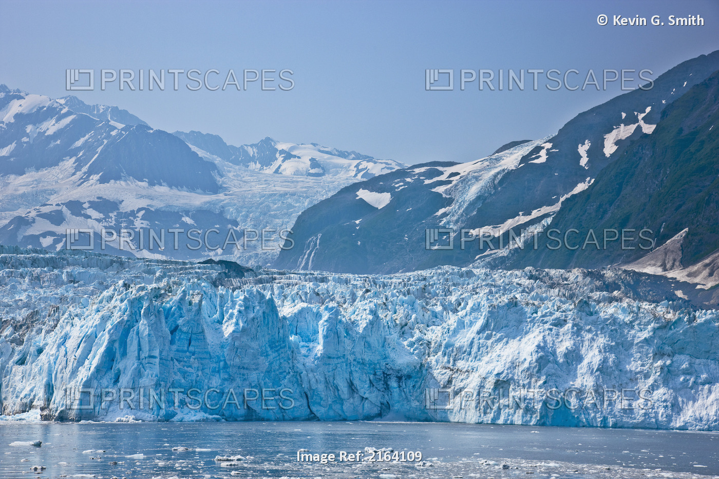 Ice Detail Of Harriman Glacier, Southcentral Alaska, Summer