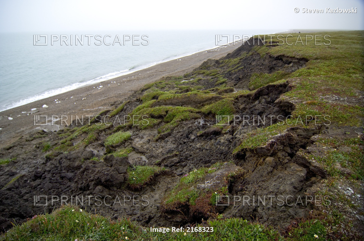 Erosion And Ground Slump Due To Melting Permafrost, Rising Sea Levels, And Surf ...