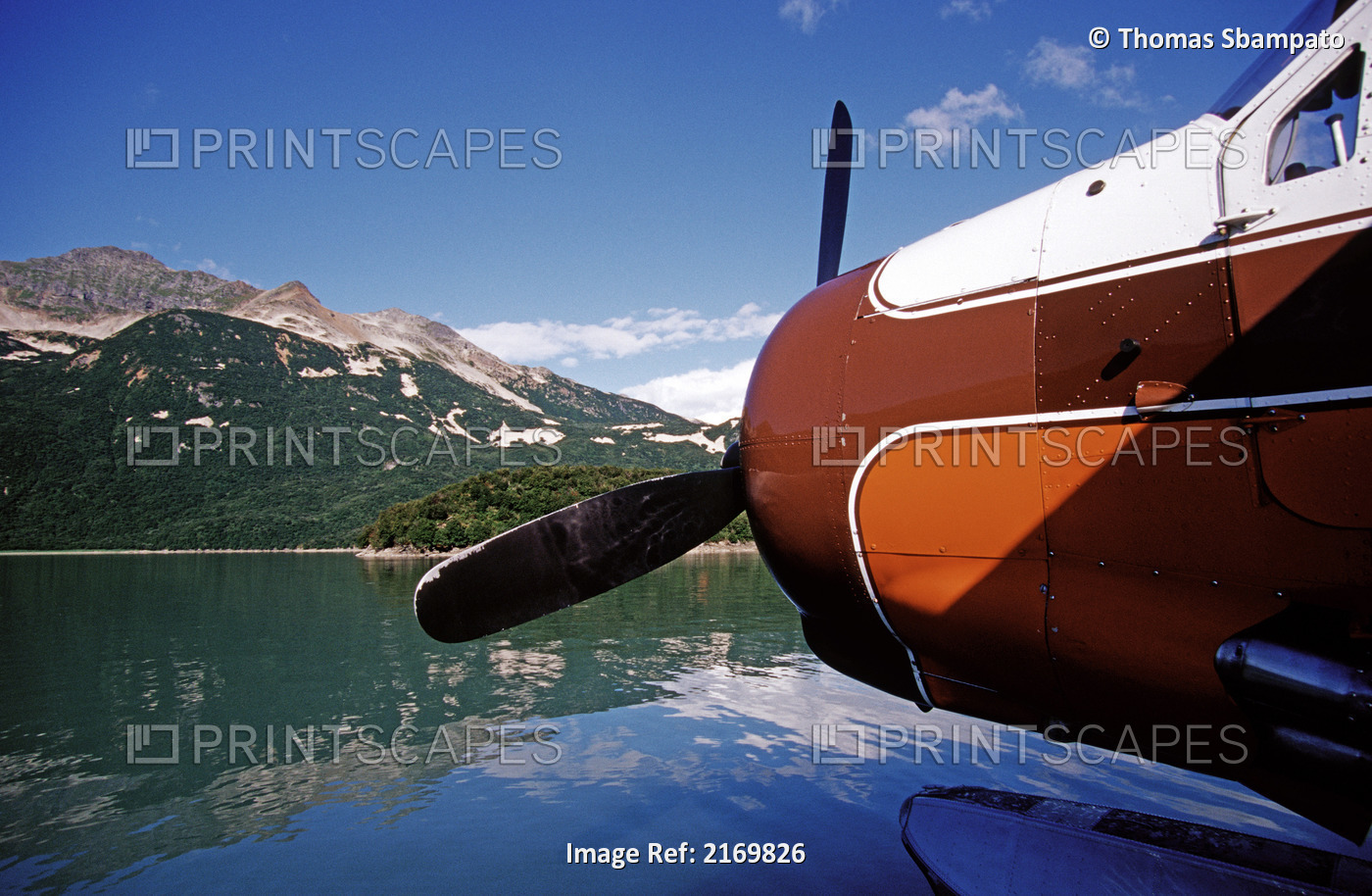 Scenic View Of Geographic Harbor From The Float Of Dehavilland Otter Floatplane ...