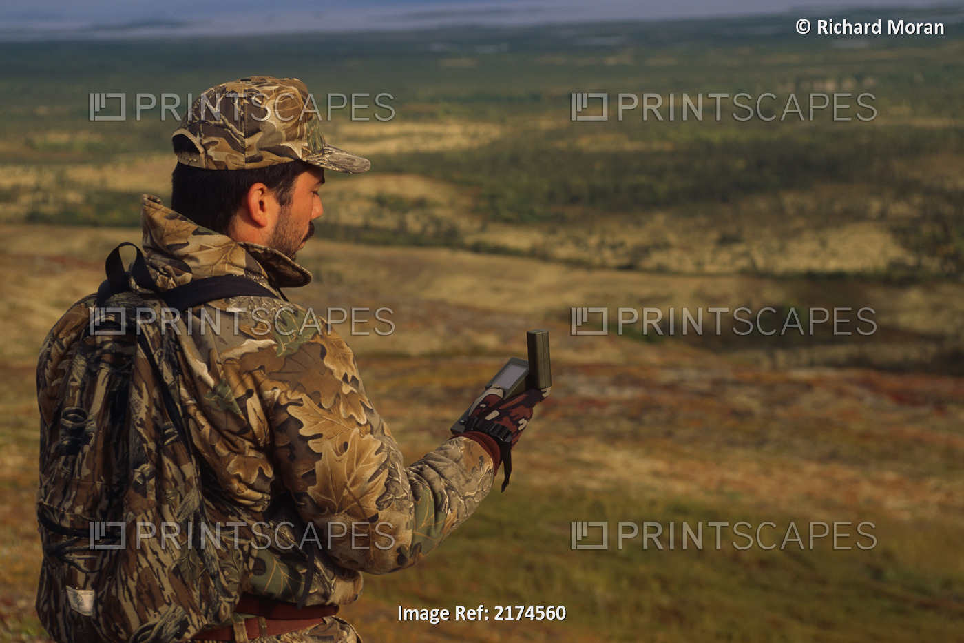 Hunter Reading Gps Alaska Peninsula Southwest Ak Fall Portrait