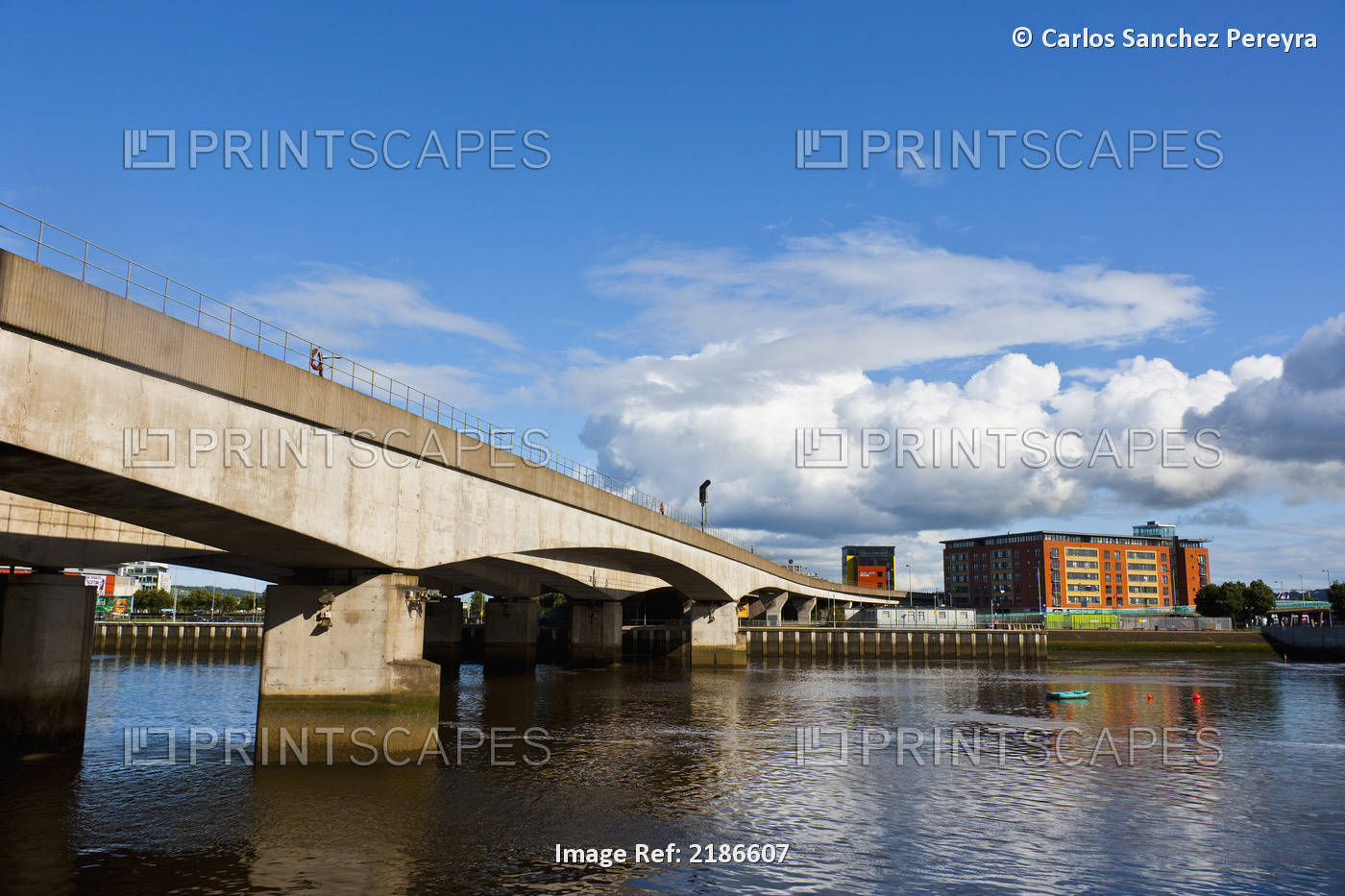 River Lagan In Belfast, Northern Ireland
