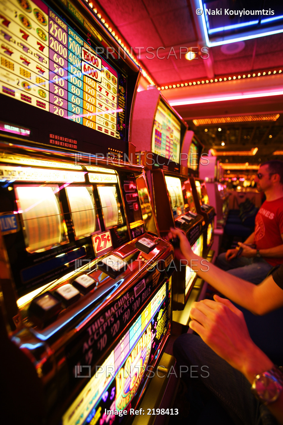 Las Vegas, Nevada, Usa. Slot Machines At Flamingo Casino