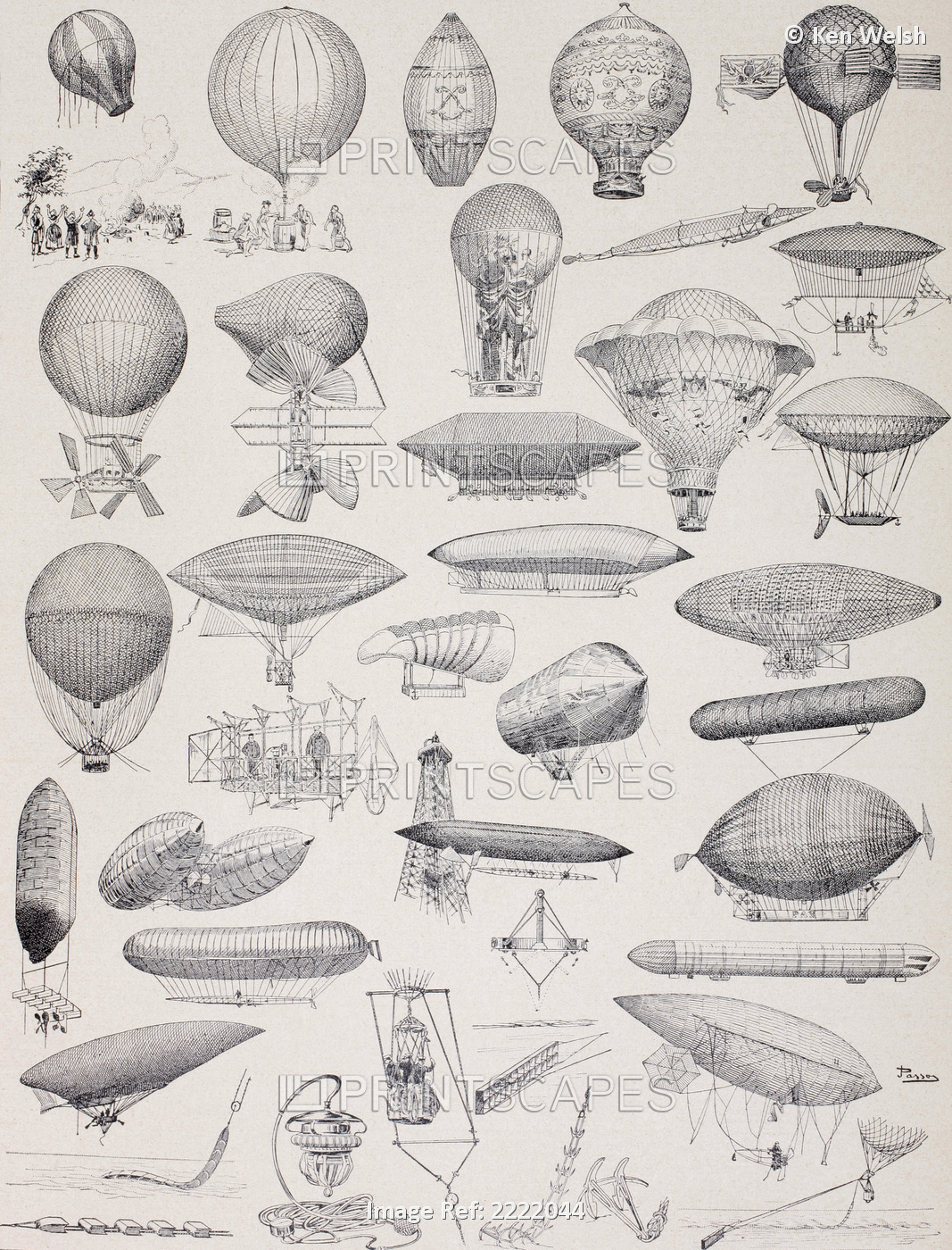 Hot Air Balloons Throughout History Starting With The Montgolfier Brothers ...