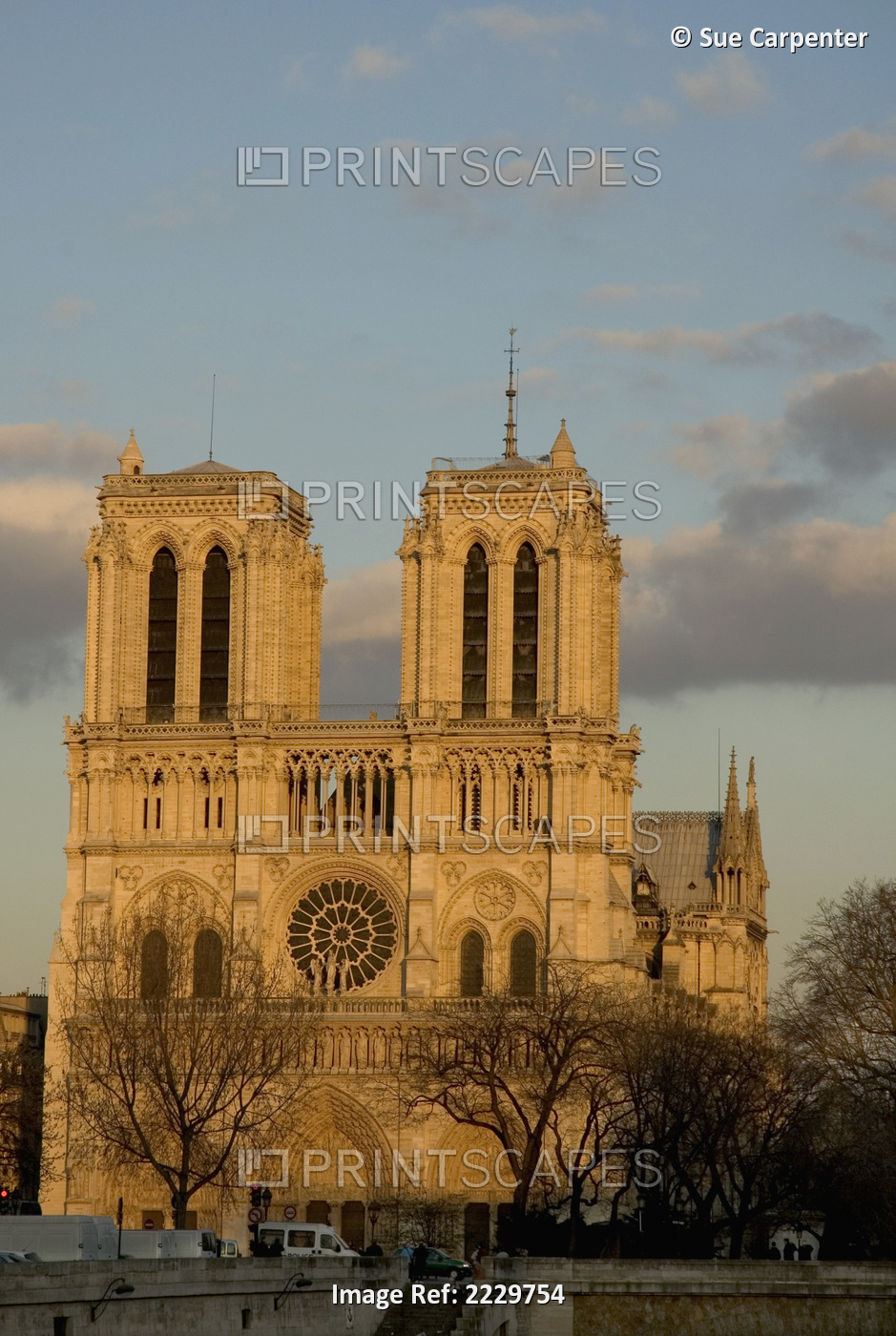 France, Paris, Notre Dame Cathedral; Ile De La Cite