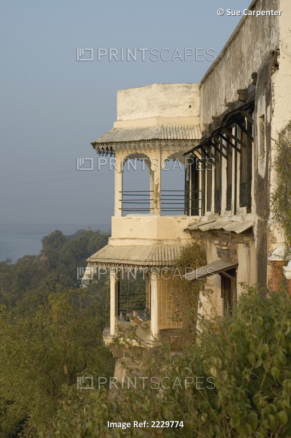 India, (Palace Of Winds) At Ahilya Fort Hotel Near Maheshwar; Madhya Pradesh, ...