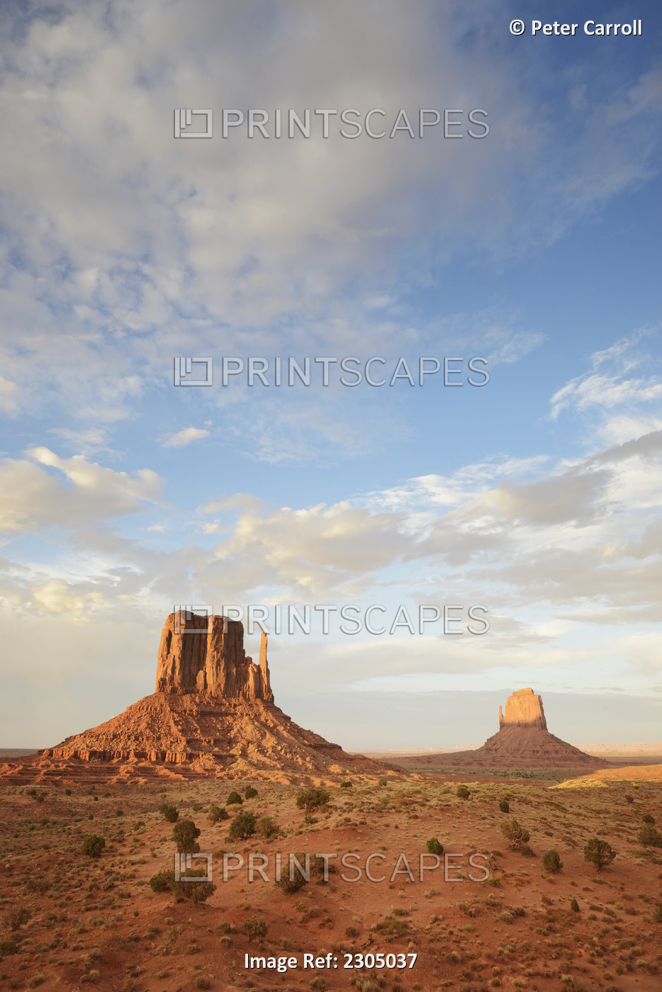 The Mittens Rock Formation;Monument Valley Arizona Usa
