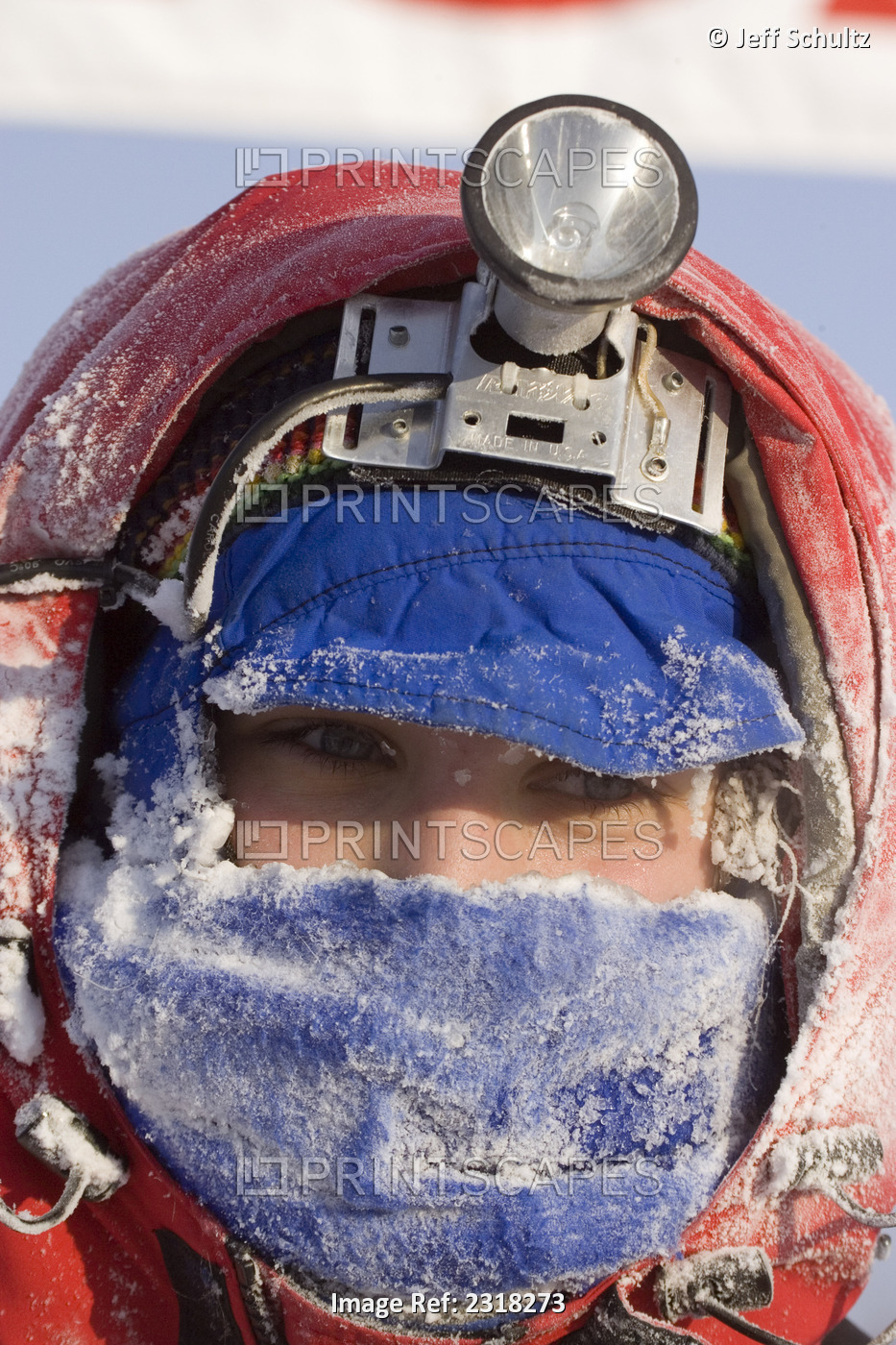 Closeup Of Jessica Klejka Looking Through Frozen Face Mask @ Finish 2006 Jr ...