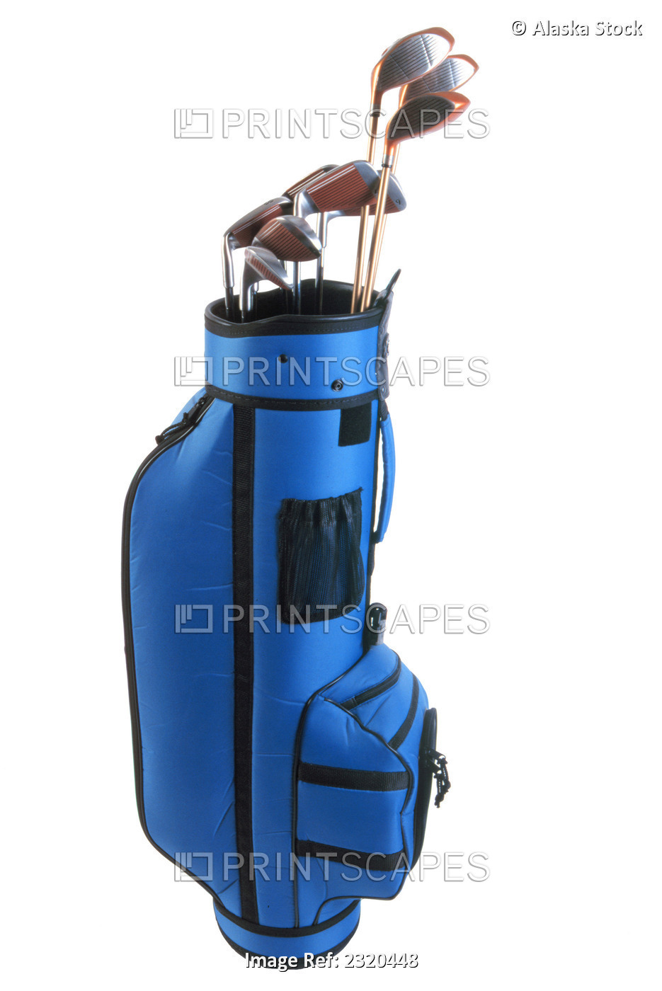 Golf Bag w/Clubs Studio Portrait