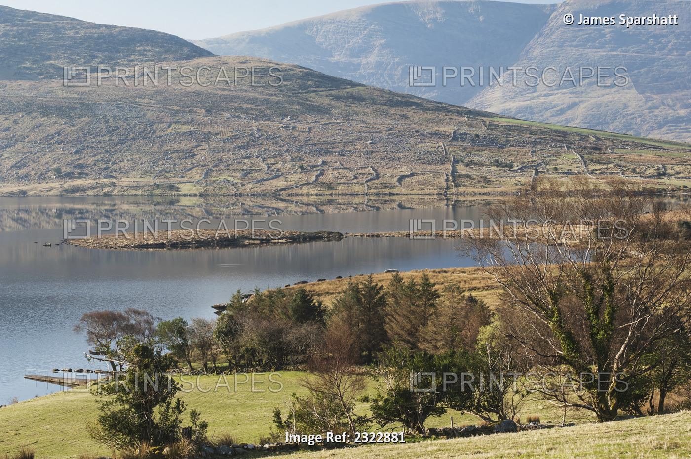 Cloonaghlin Lough; Iveragh Peninsula, County Kerry, Ireland, UK