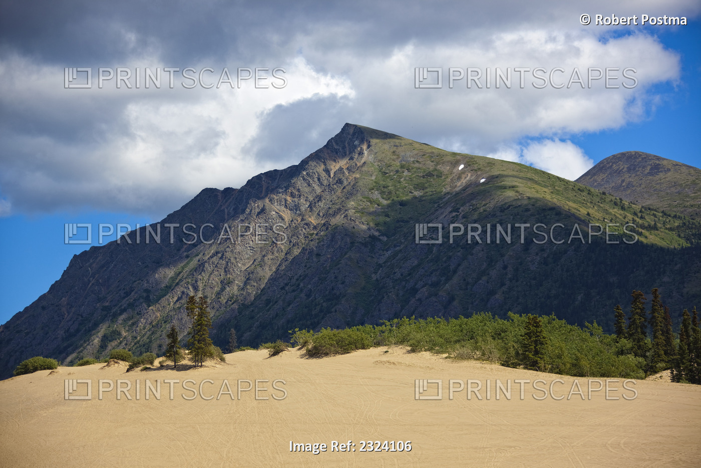 Nares Mountain As Seen From The Carcross Desert; Yukon, Canada