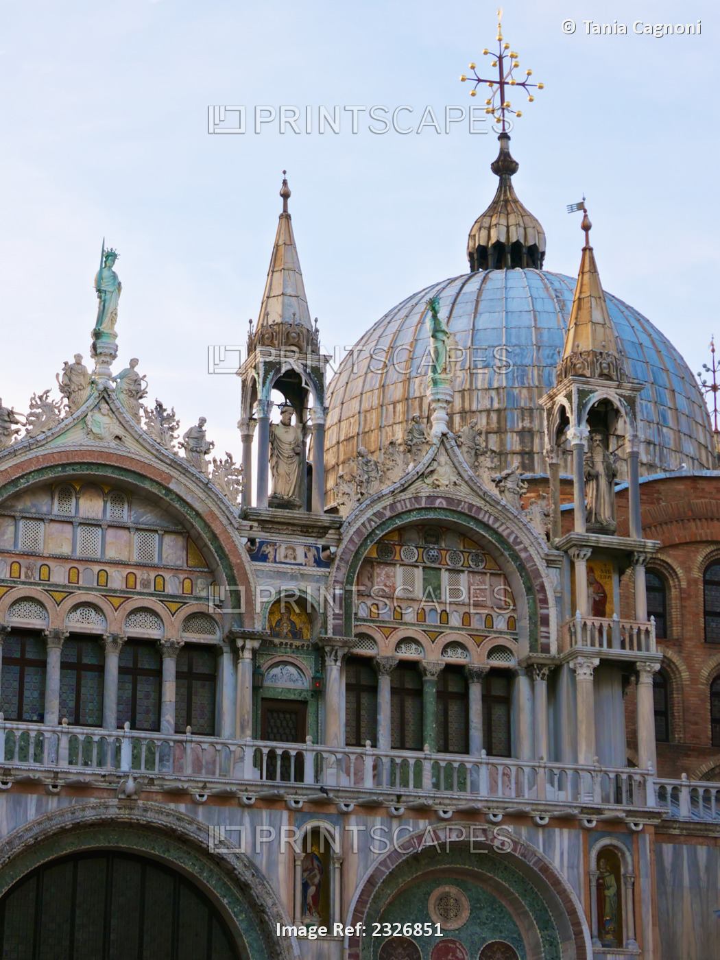 St mark's cathedral in st mark's square; Venice italy