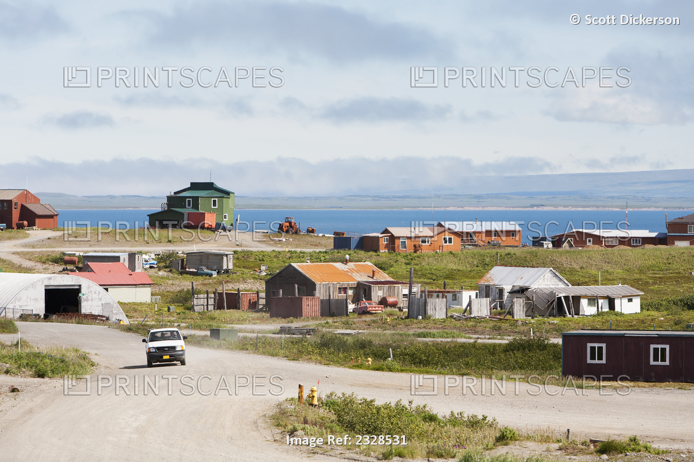 The Town Of Cold Bay, On The Alaska Peninsula Near Its Westernmost End, ...