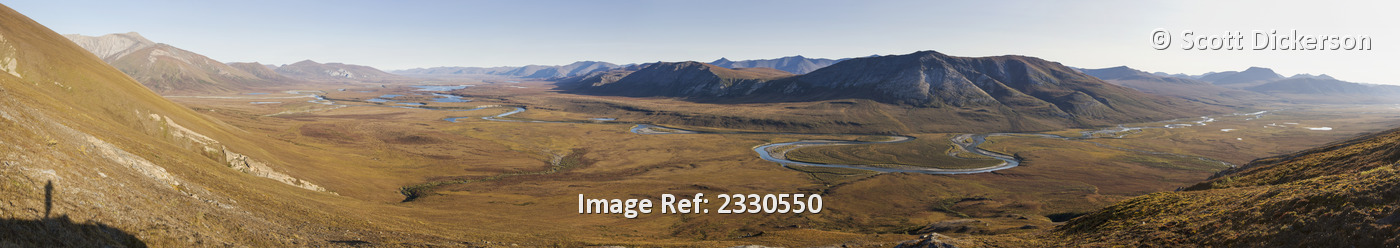 Brooks range gates of the arctic national park northwestern alaska; Alaska ...