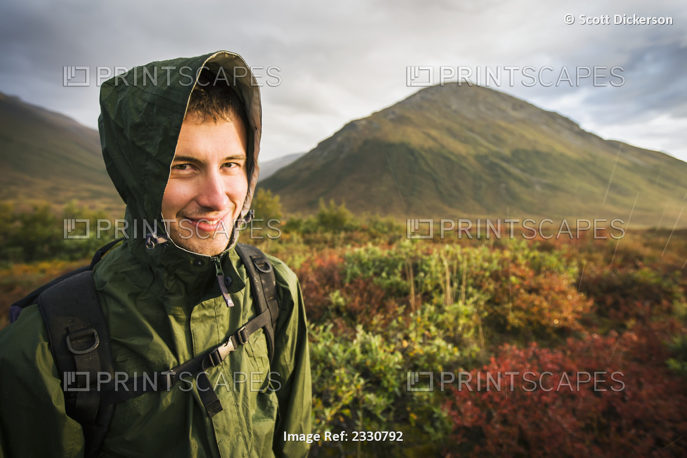 Portrait Of A Rafter Near Noatak River In The Brooks Range, Gates Of The Arctic ...