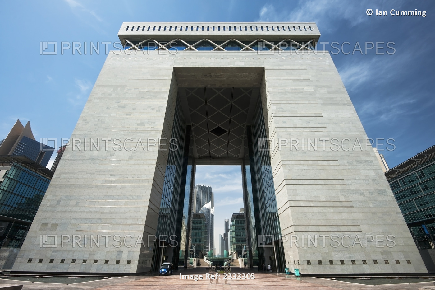 Dubai International Financial Centre Facade; Dubai, United Arab Emirates