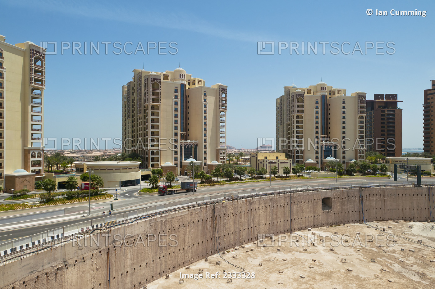 Abandoned Construction, The Palm; Jumeirah, Dubai, United Arab Emirates