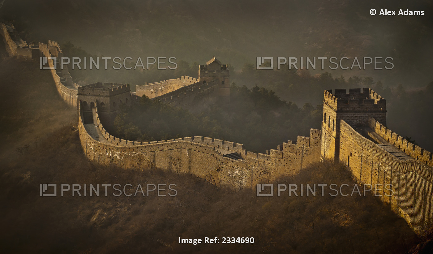 View Of Great Wall; China
