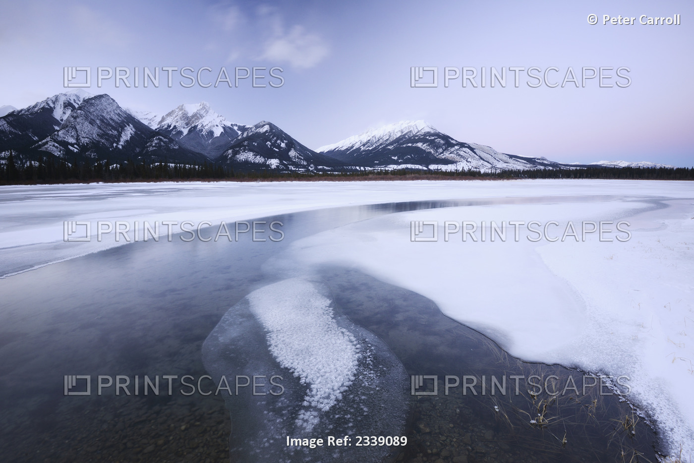Jasper National Park In Winter; Alberta, Canada
