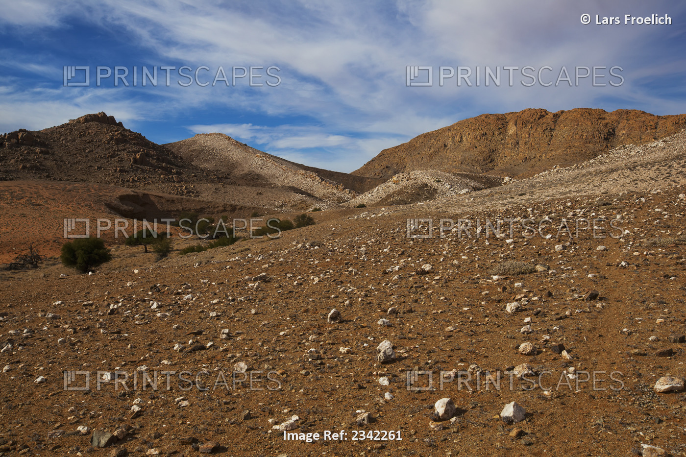 Desert landscape; Klein-aus vista namibia