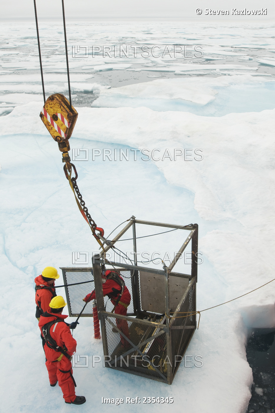Scientists From The Ccgs Amundsen Conduct Ice Core Experiments On Multi-Year ...