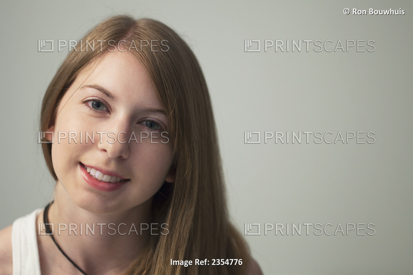 Portrait Of A Teenaged Girl; Ontario, Canada