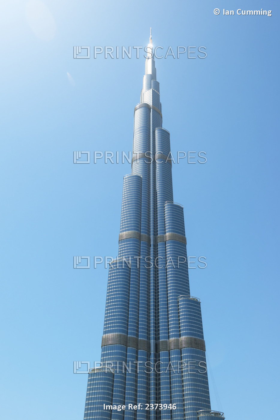 Detail Of The Burj Khalifa; Dubai, United Arab Emirates