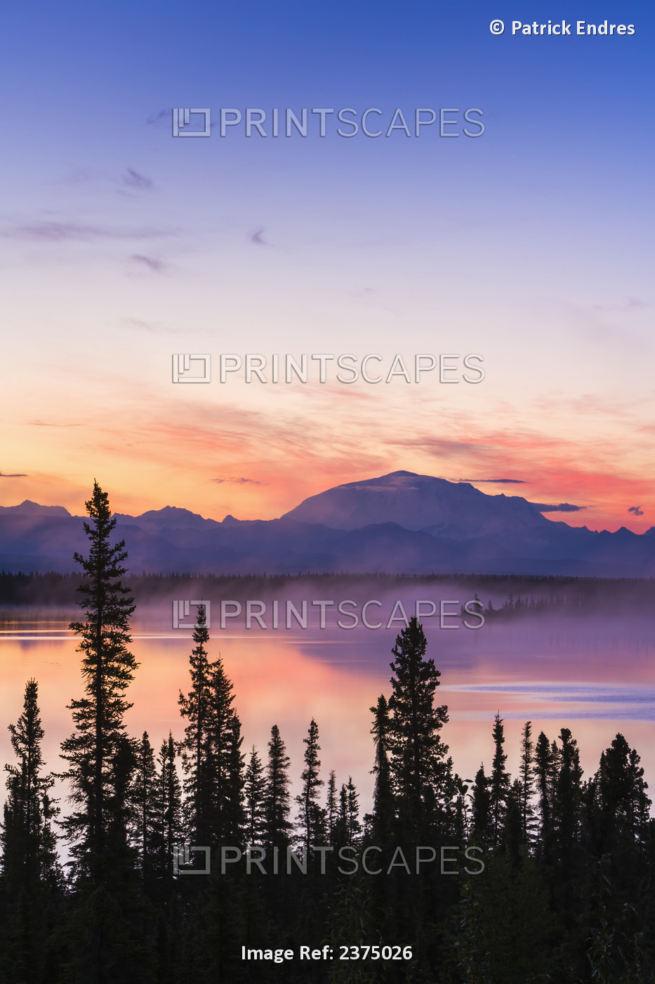 Mount Blackburn At Sunrise, Wrangell Mountains, Wrangell St. Elias National ...