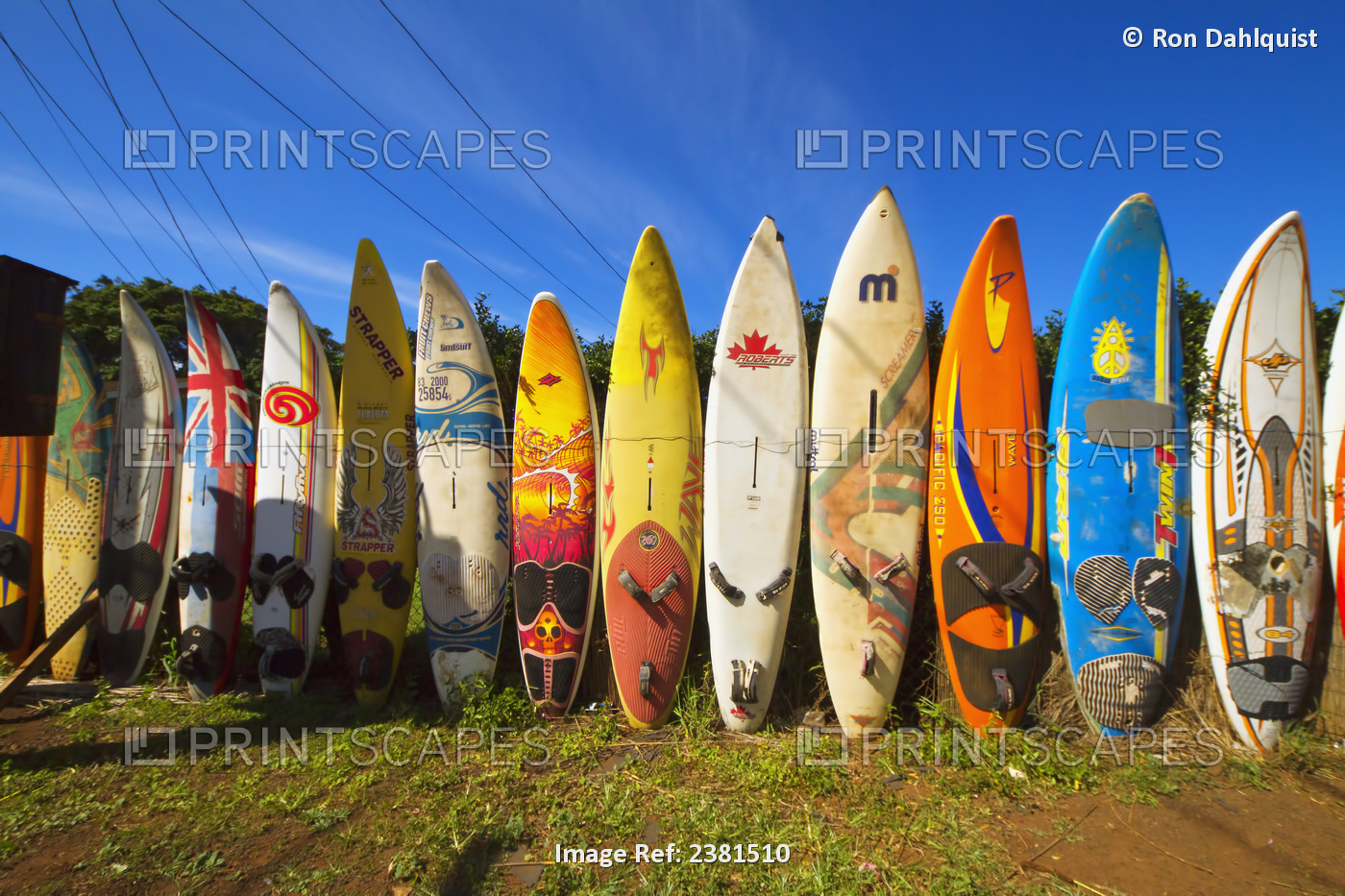 Surfboard Fence; Paia, Maui, Hawaii, United States Of America