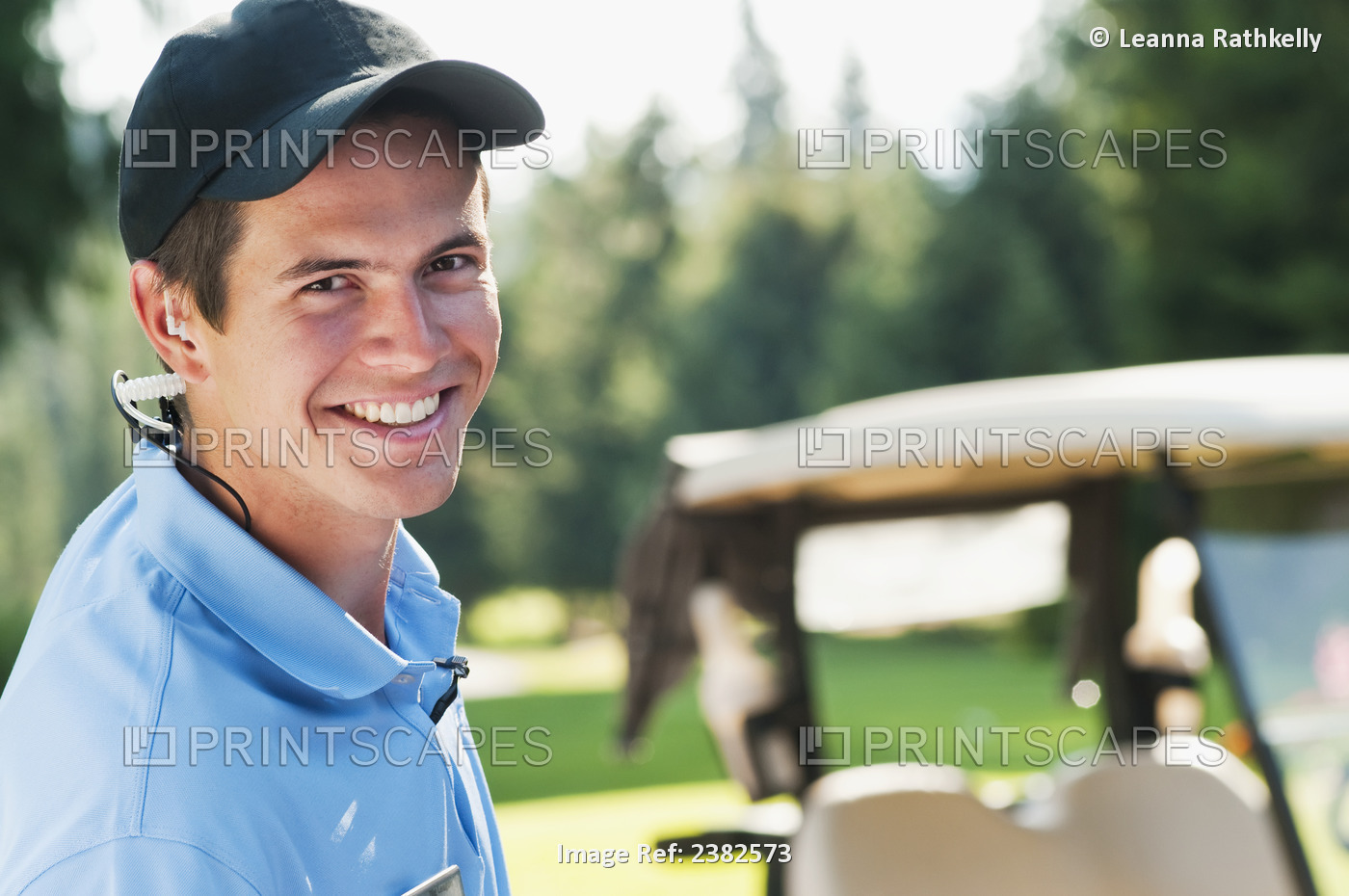 An Enthusiastic Male Member Of The Guest Services Team At The Whistler Golf ...