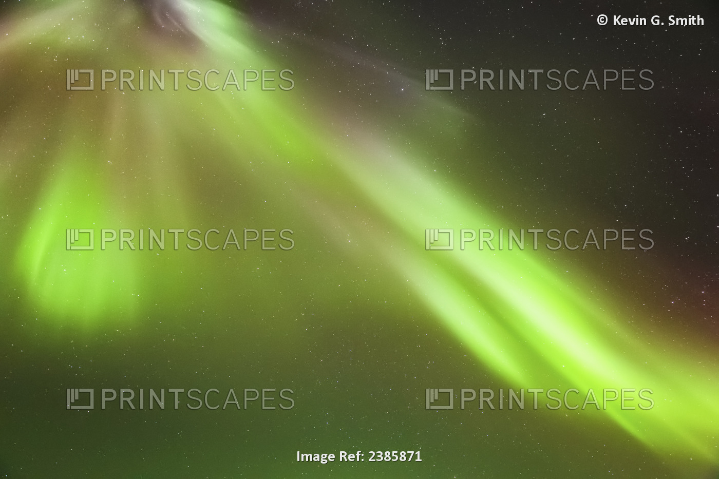 Northern Lights In The Sky Above The Kenai Penninsula, Late Fall, Moose Pass, ...