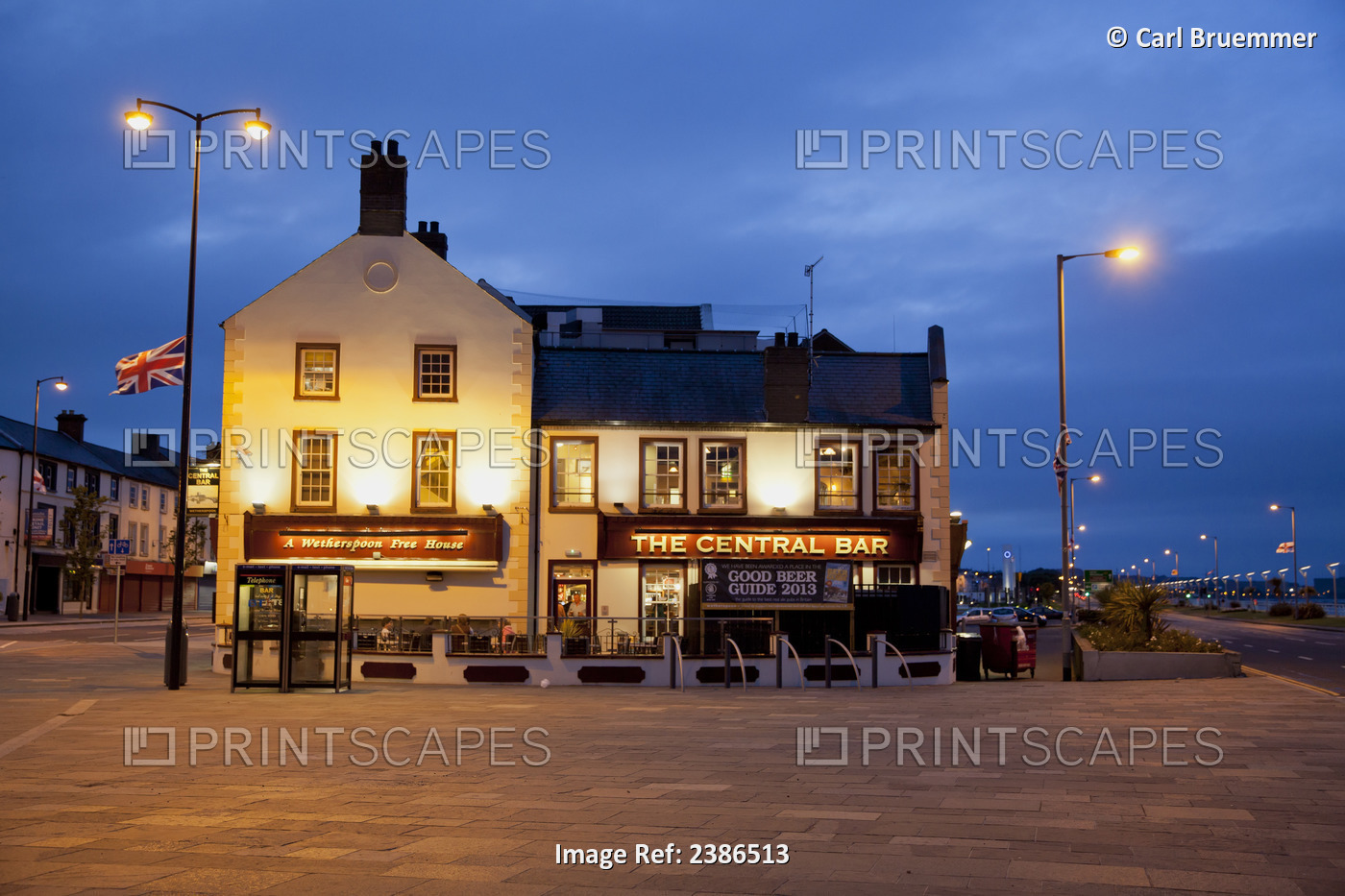 The Central Bar In Carrickfergus East Of Belfast; Northern Ireland