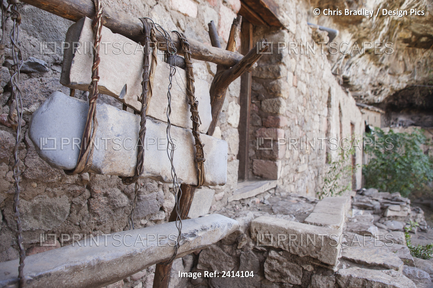 Stone Bells, Exterior Wall And Doorway, Nakuta Laab Monastery, Near Lalibela; ...