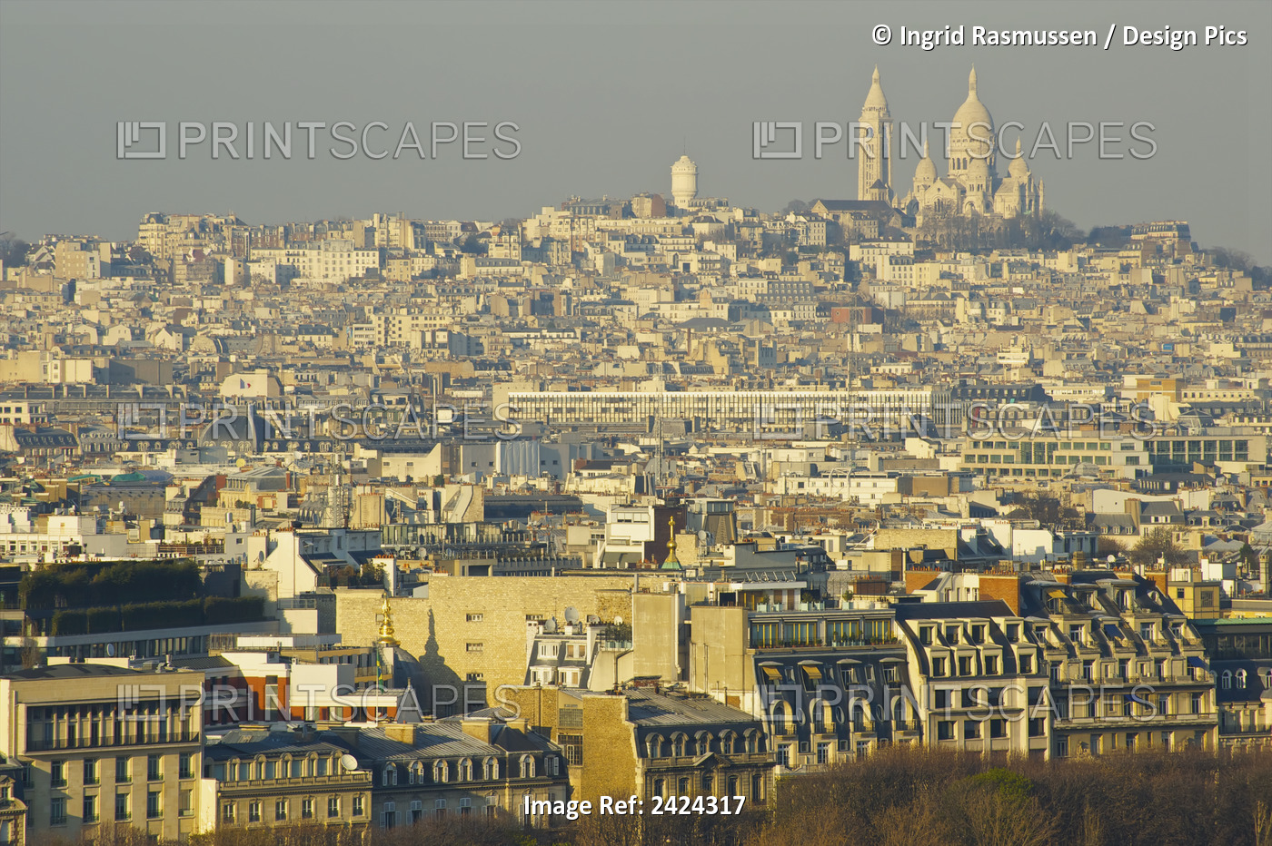 Cityscape Of Paris; Paris, France