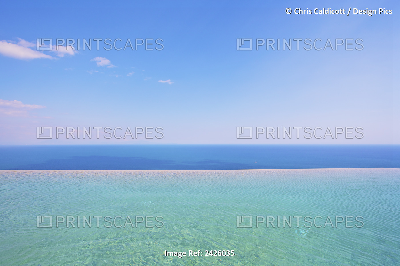 View Of The Water Of The Sorrentine Peninsula From The Swimming Pool Of ...