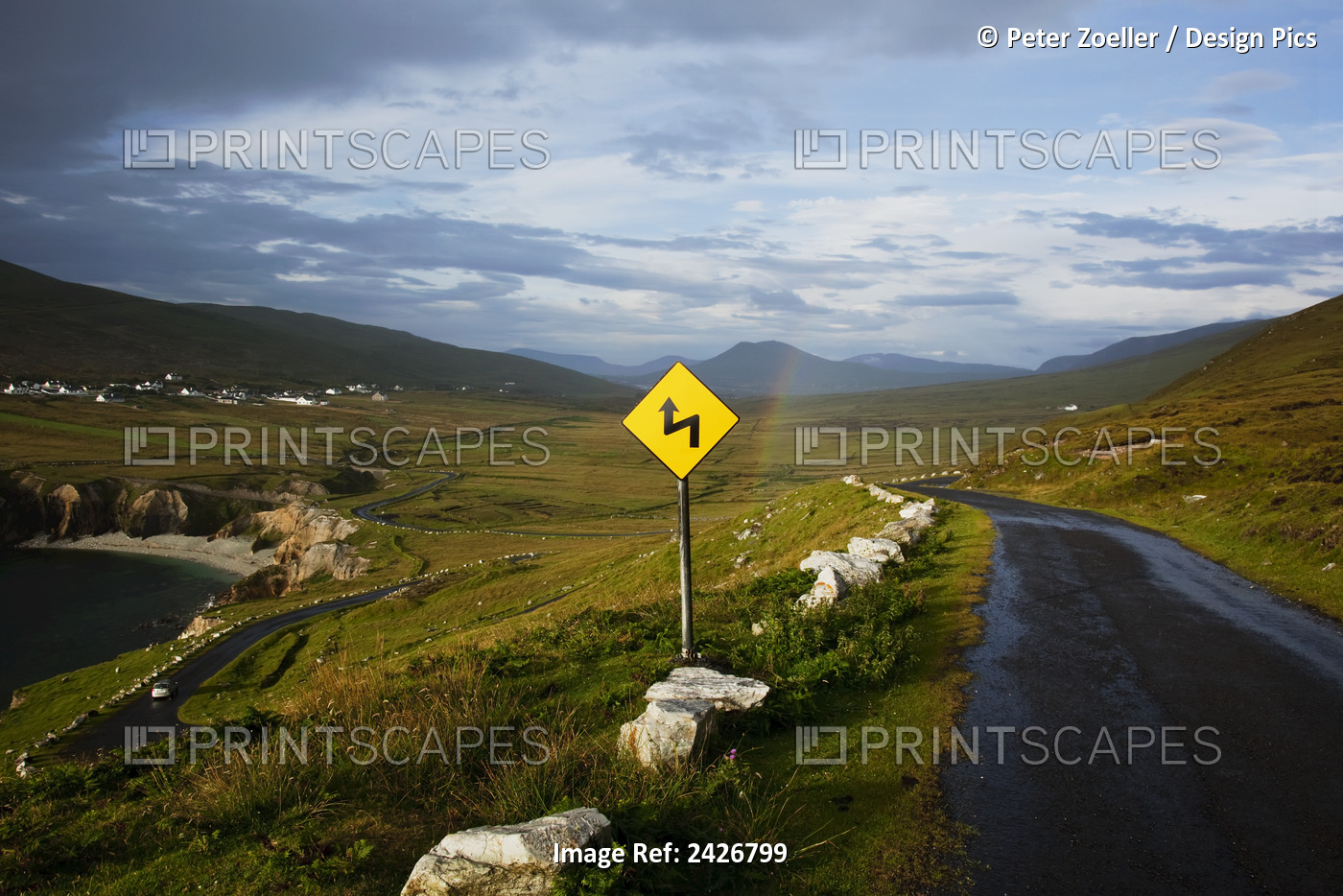 The Atlantic Drive On Achill Island; County Mayo, Ireland