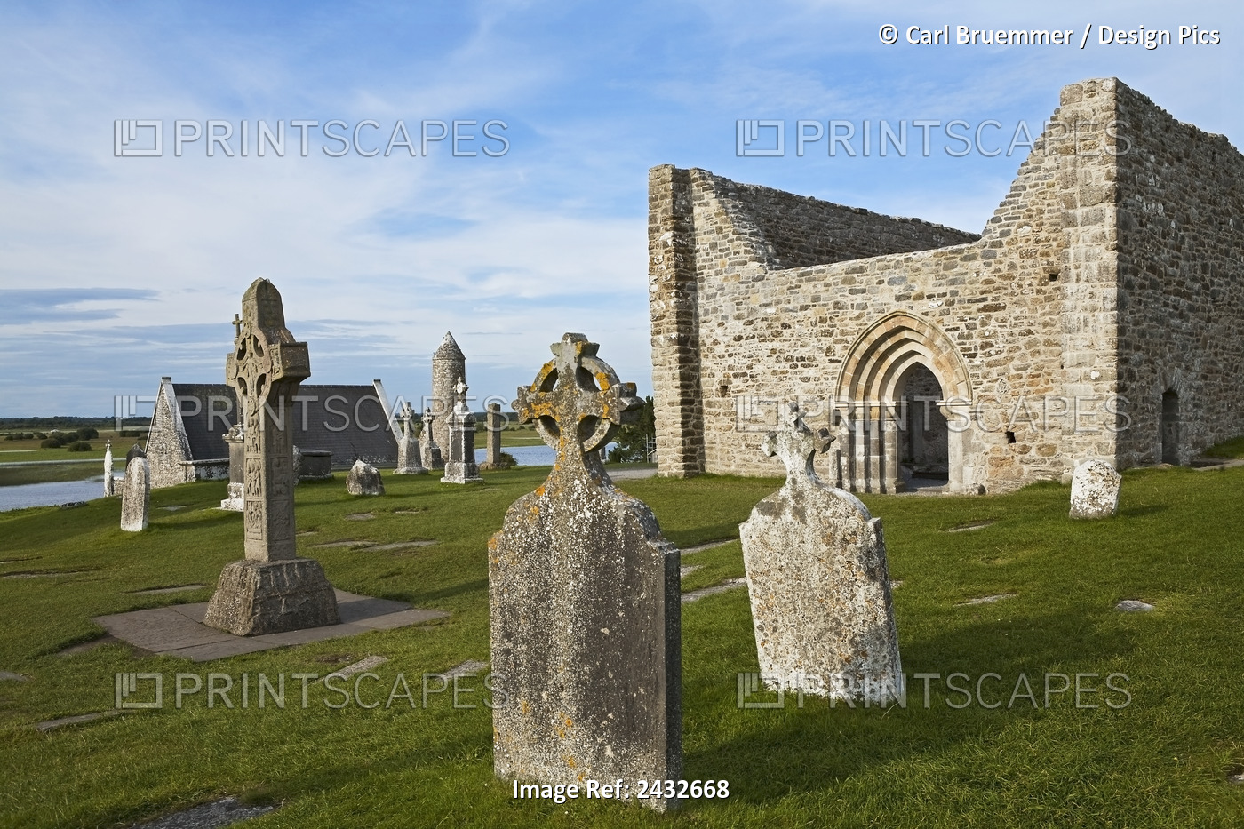 Clonmacnoise (Cloister Ruins); County Offaly, Ireland