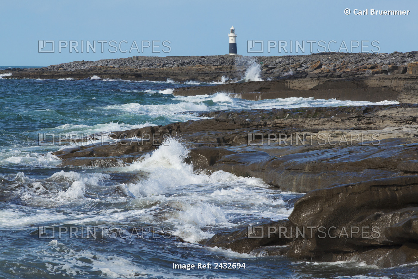 Lighthouse; Inisheer, Aran Islands, County Galway, Ireland