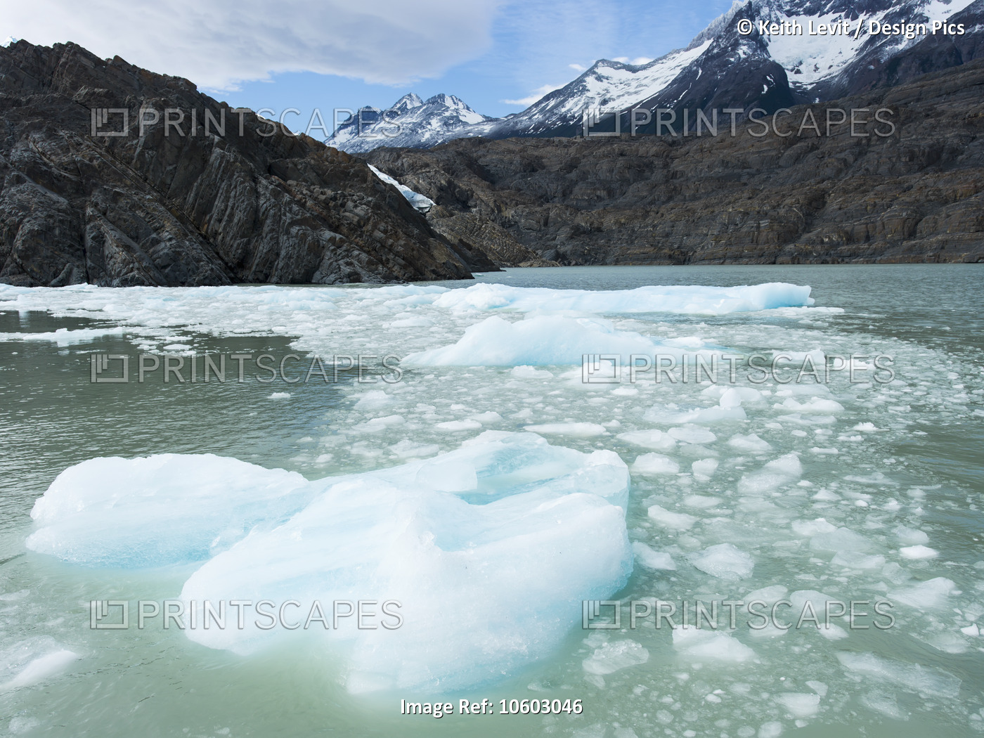 Southern Patagonian Ice Field; Torres Del Paine, Magallanes And Antartica ...