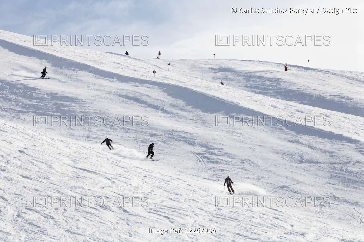 Skiing At Kuhtai; Innsbruck, Tyrol, Austria
