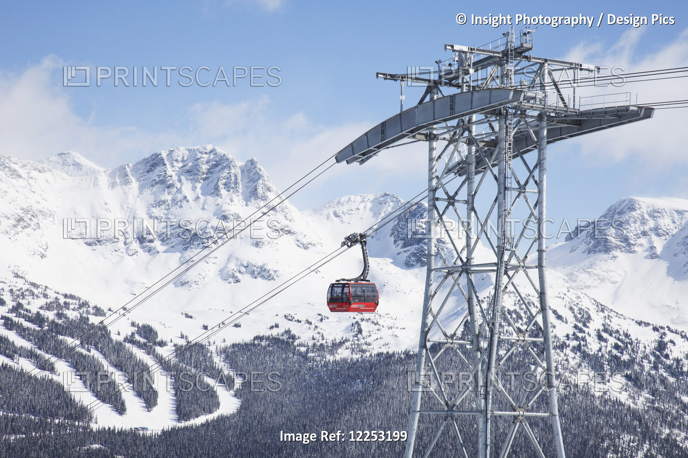 Peak 2 Peak Gondola Which Runs Between The High Alpine Of Whistler And ...