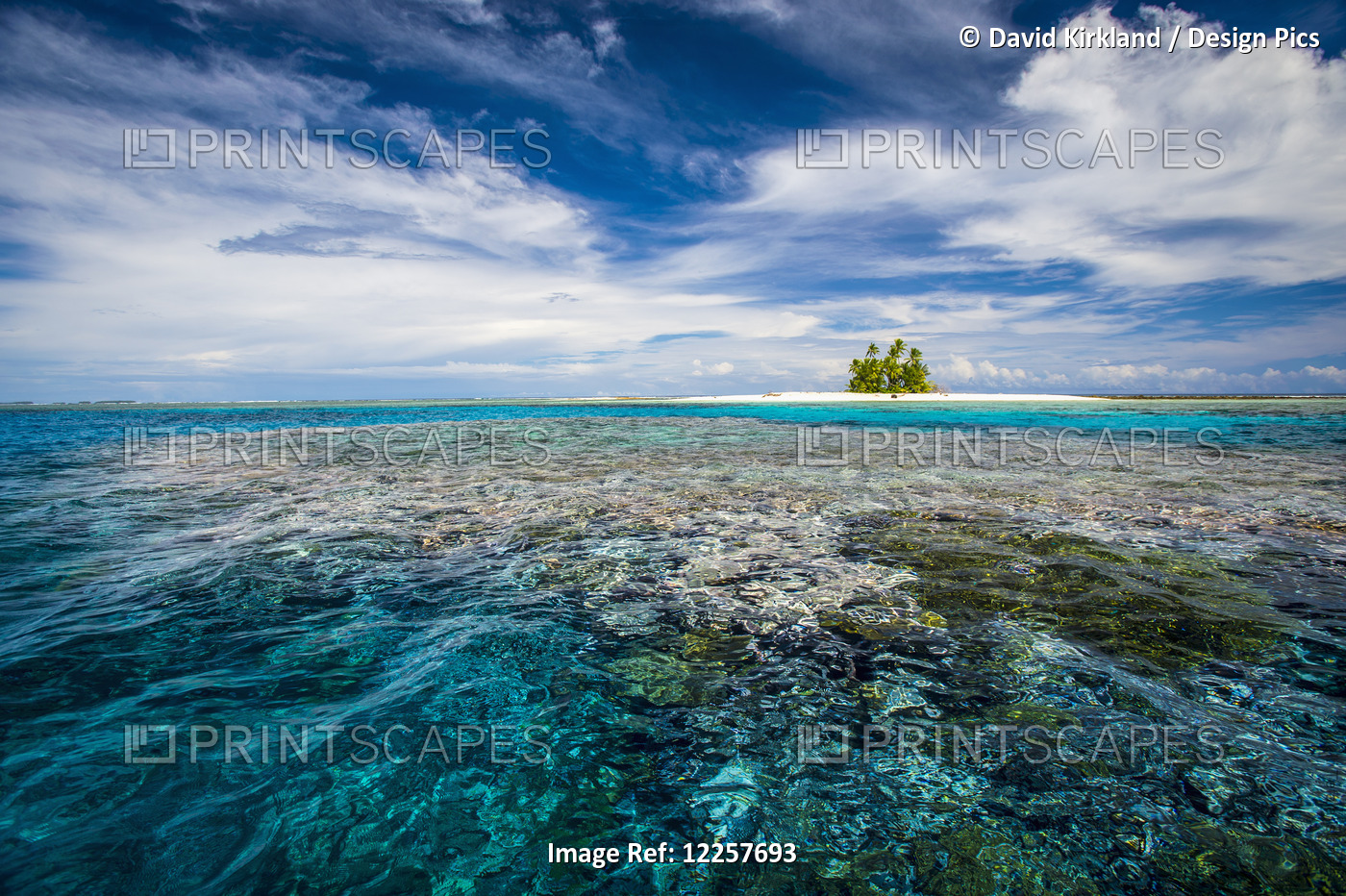 An Island That Forms Part Of The Marine Park, Near The Tuvalu Mainland; Tuvalu