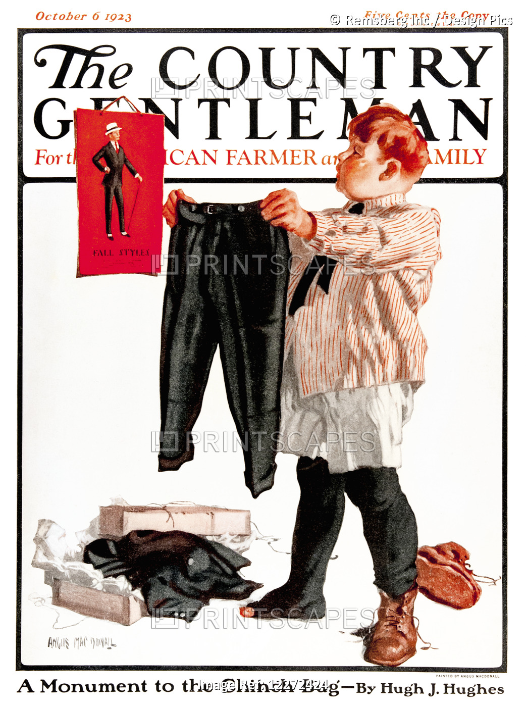 Cover Of Country Gentleman Agricultural Magazine From The Early 20th Century. .