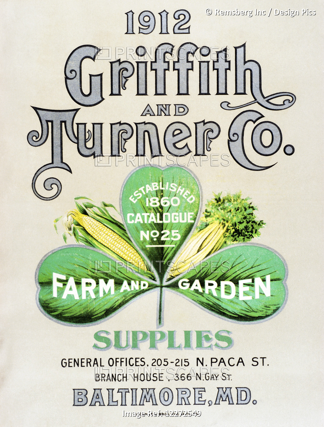 Historic Griffith And Turner Co. Farm And Garden Supply Catalog From Early 20th ...