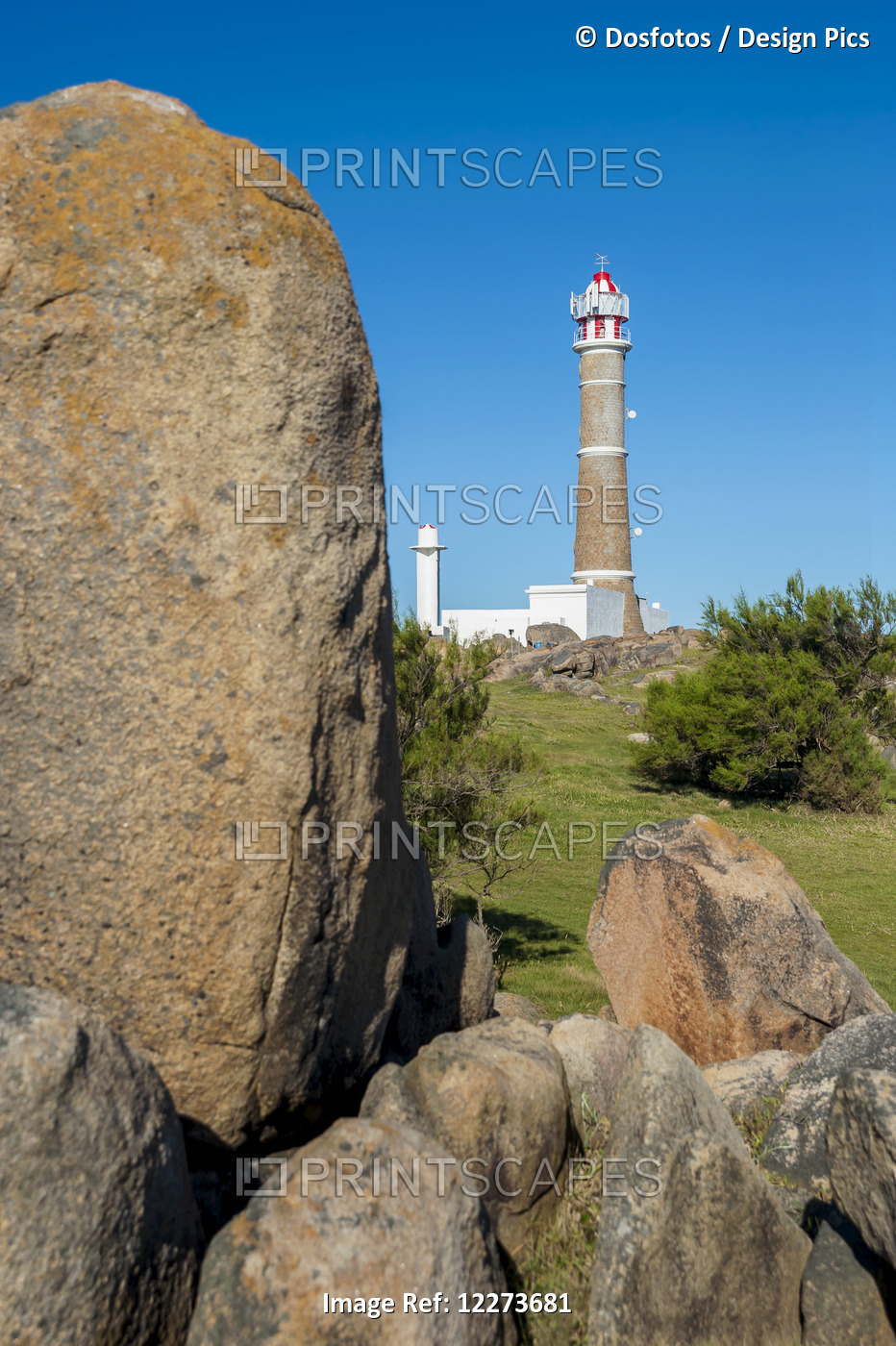 Lighthouse And Rocks; Cabo Polonio, Uruguay