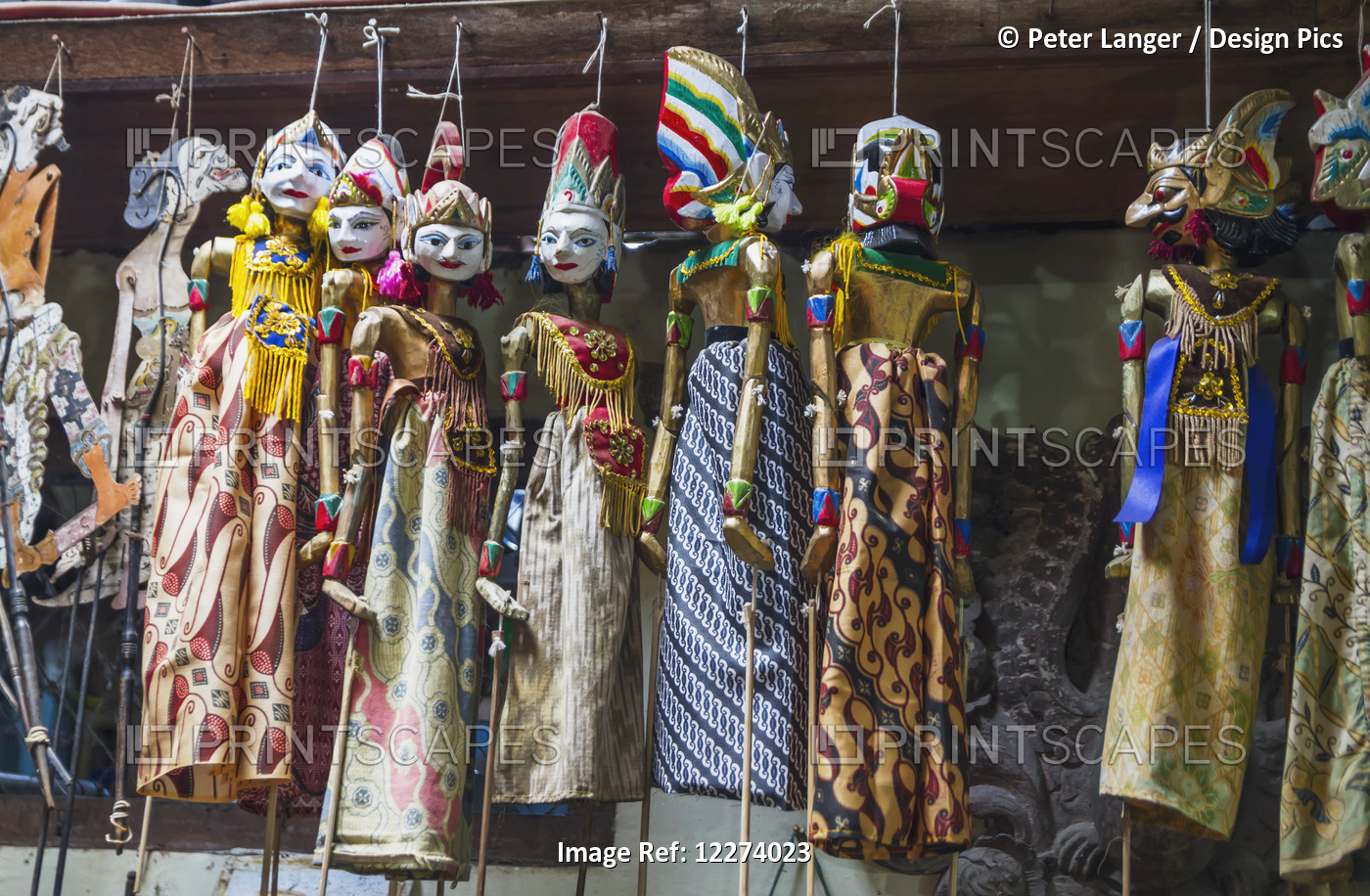 Wayang Puppets, Tenganan Pegringsingan, Bali, Indonesia