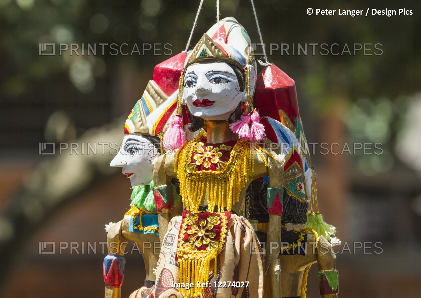 Wayang Puppet, Tenganan Pegringsingan, Bali, Indonesia