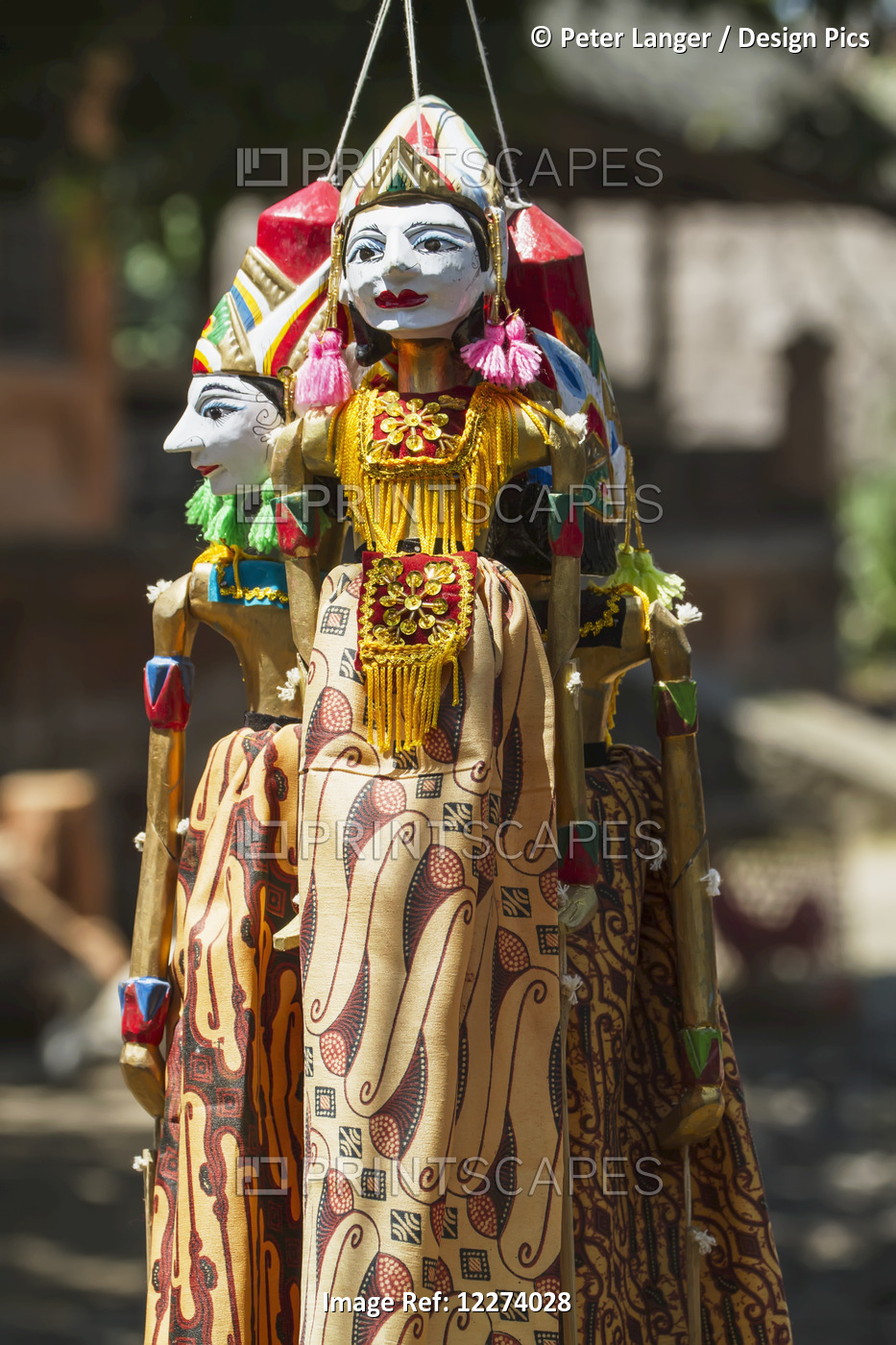 Wayang Puppet, Tenganan Pegringsingan, Bali, Indonesia